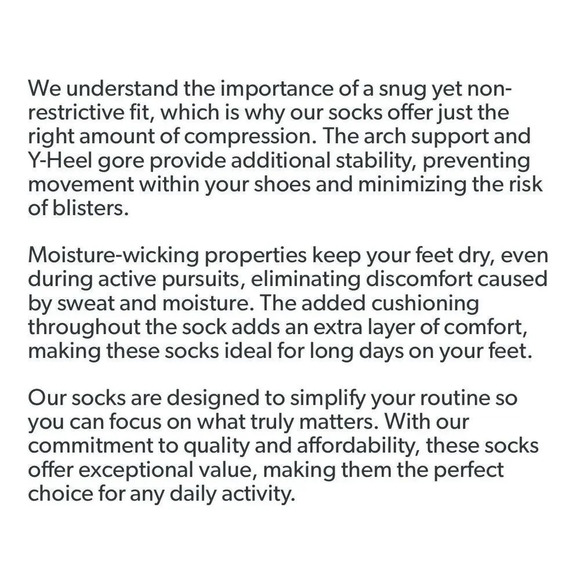 OMNI-WOOL 3-Pack Merino Wool Sz Large Hikers Wicking Arch Support Socks NWT - Picture 8 of 14